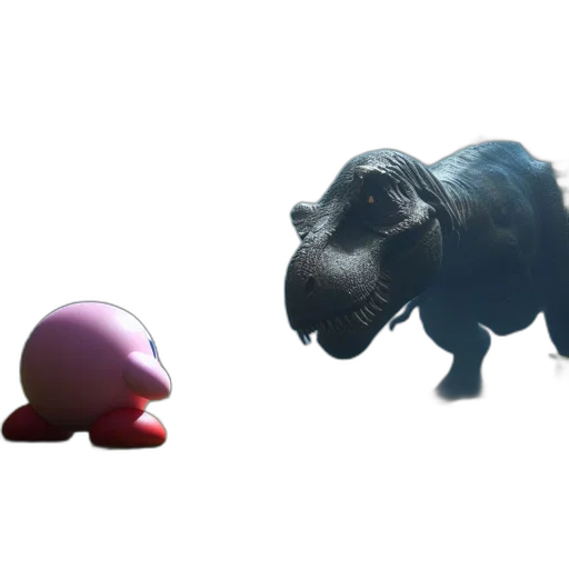 animal, creature, mask, 3d render transparent PNG cut-out