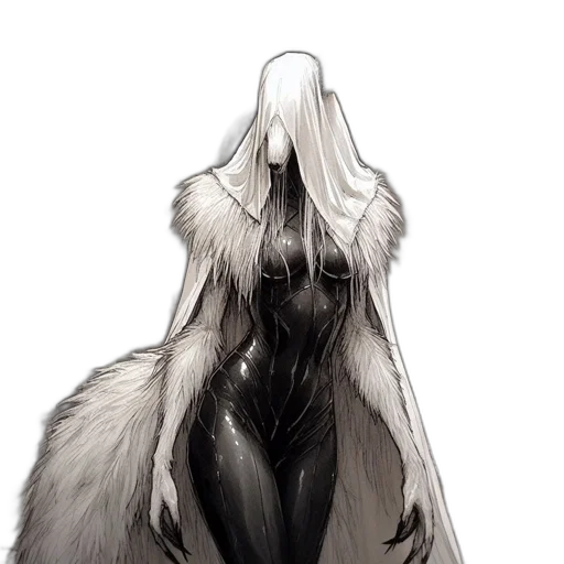 creature, dress, hair, animal transparent PNG cut-out