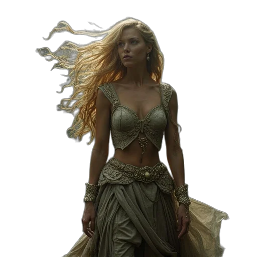 dress, dragon, fantasy art, concept art transparent PNG cut-out