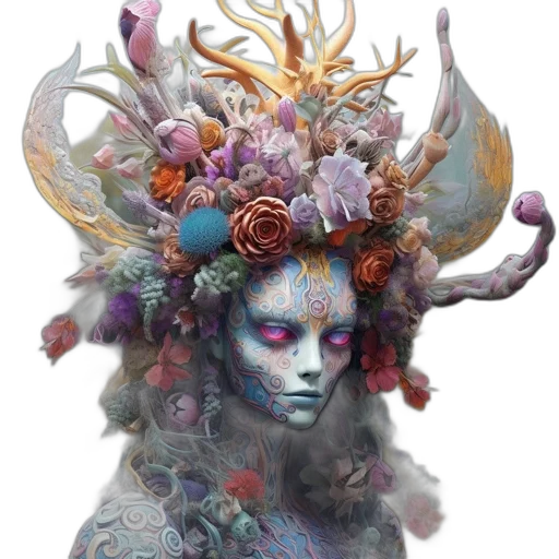 crown, mask, jewelry, face transparent PNG cut-out