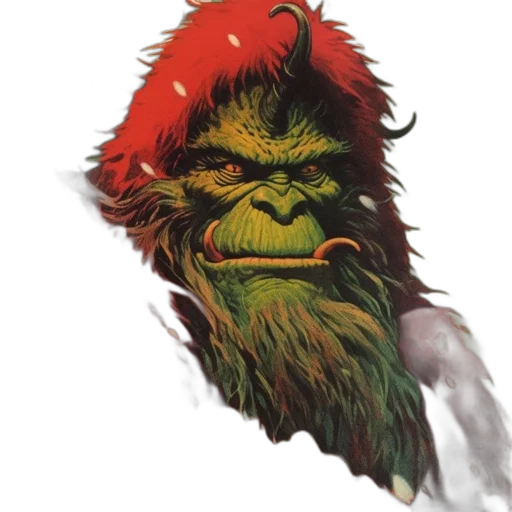 creature, face, animal, concept art transparent PNG cut-out