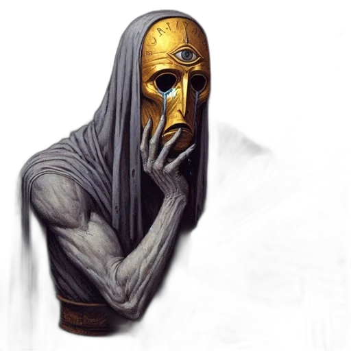 mask, face, creature, robot transparent PNG cut-out