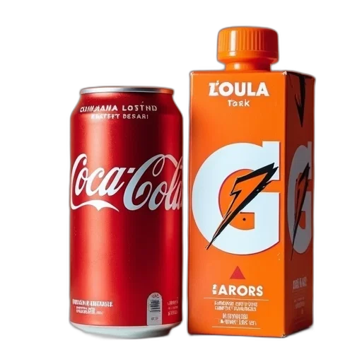 bottle, food, 3d render, can transparent PNG cut-out