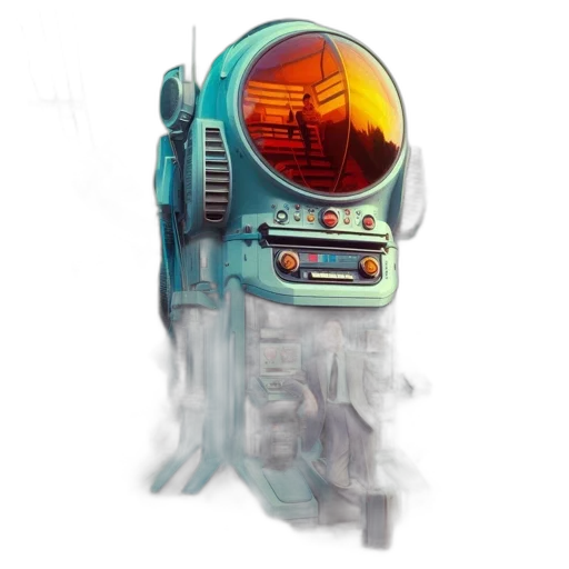 robot, car, mask, weapon transparent PNG cut-out