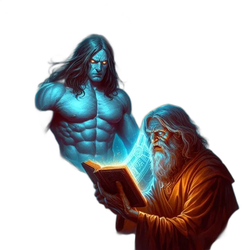 fantasy art, comic book art, concept art, photorealistic transparent PNG cut-out