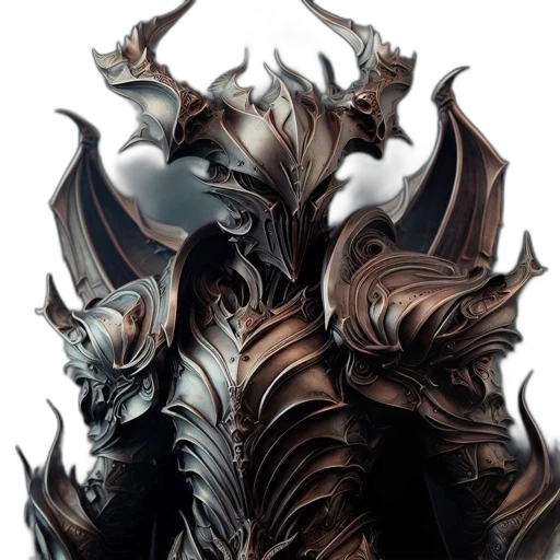 dragon, creature, mask, staff transparent PNG cut-out