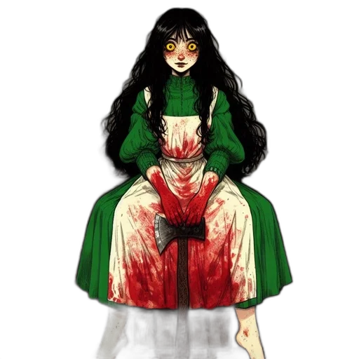 dress, concept art, pixel art, comic book art transparent PNG cut-out