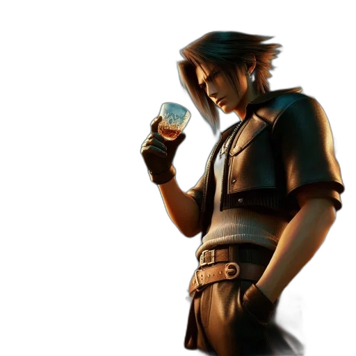 bottle, jacket, weapon, concept art transparent PNG cut-out