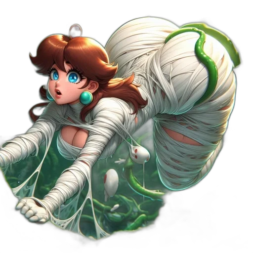 creature, robot, weapon, hair transparent PNG cut-out