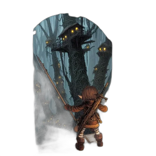 sword, staff, dragon, creature transparent PNG cut-out