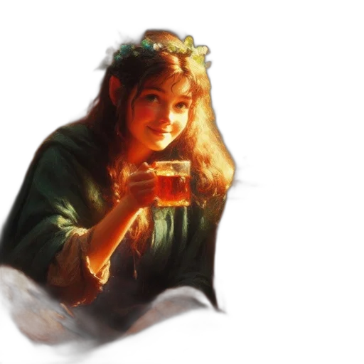 crown, photorealistic, concept art, oil painting transparent PNG cut-out