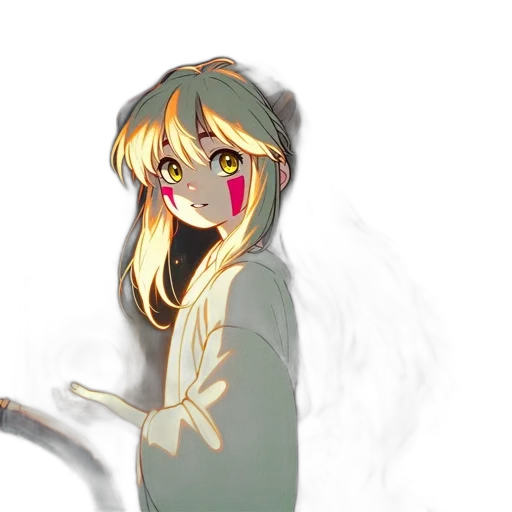 staff, mask, anime, concept art transparent PNG cut-out