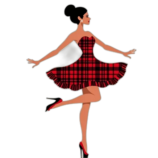 dress, cartoon, concept art, pixel art transparent PNG cut-out