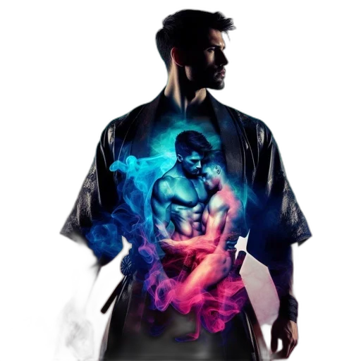 jacket, cyberpunk, concept art, vaporwave transparent PNG cut-out