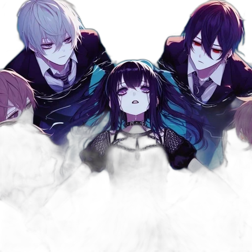 crown, staff, mask, anime transparent PNG cut-out