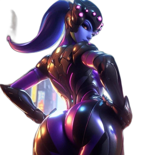 robot, dress, concept art, cyberpunk transparent PNG cut-out