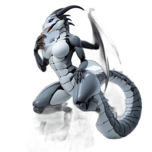 dragon, creature, robot, concept art transparent PNG cut-out