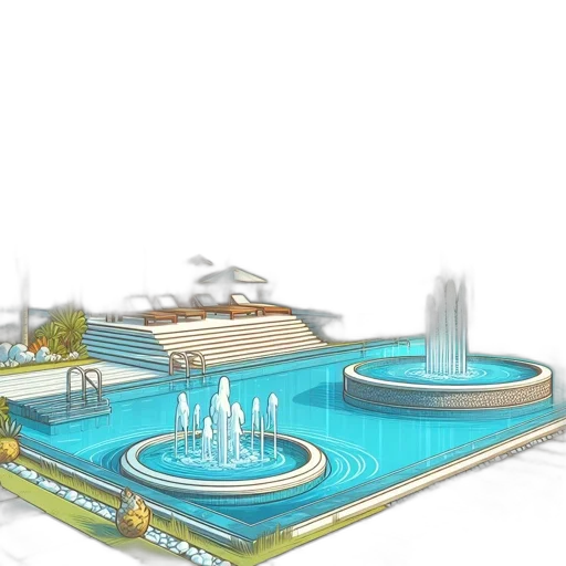 3d render, concept art, photorealistic, luxurious transparent PNG cut-out