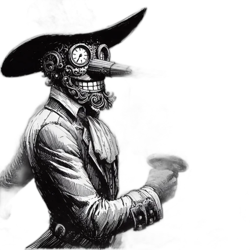 mask, face, hat, staff transparent PNG cut-out