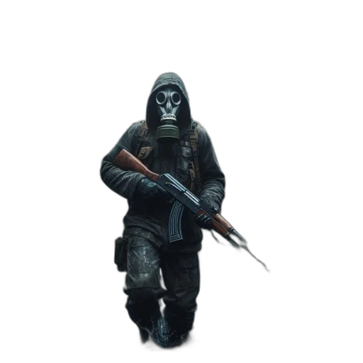 mask, weapon, staff, creature transparent PNG cut-out