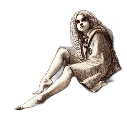 dress, hair, jacket, face transparent PNG cut-out