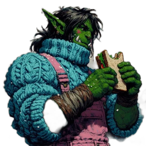 staff, jacket, comic book art, concept art transparent PNG cut-out