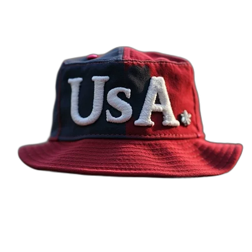 hat, 3d render, usa transparent PNG cut-out