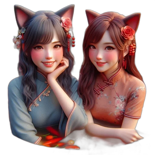 fantasy art, photorealistic, anime, concept art transparent PNG cut-out