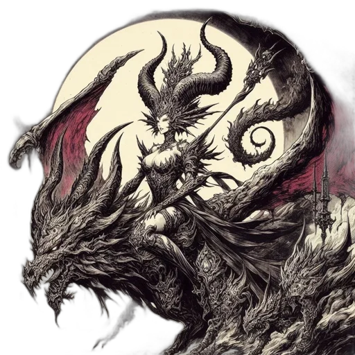 dragon, creature, mask, face transparent PNG cut-out