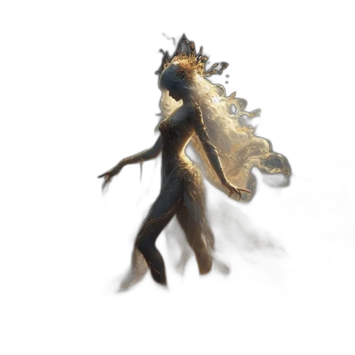 dress, dragon, creature, crown transparent PNG cut-out