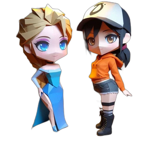 3d render, concept art, fantasy art, pixel art transparent PNG cut-out