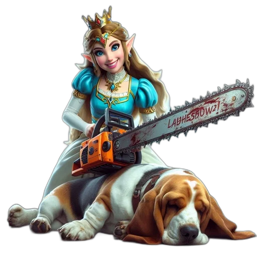 staff, weapon, animal, crown transparent PNG cut-out