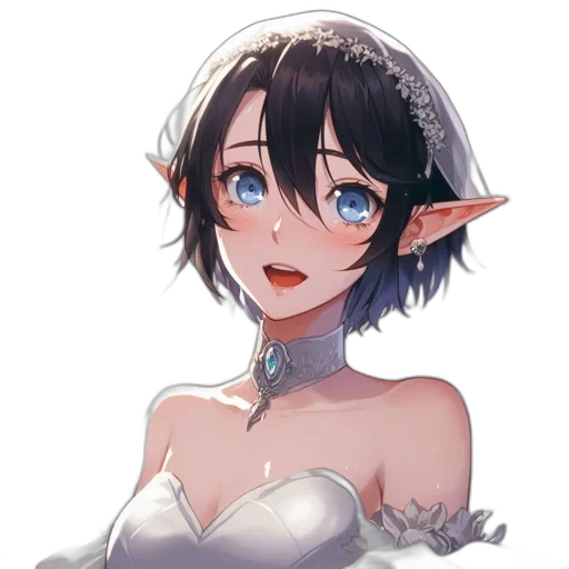 crown, dress, jewelry, face transparent PNG cut-out