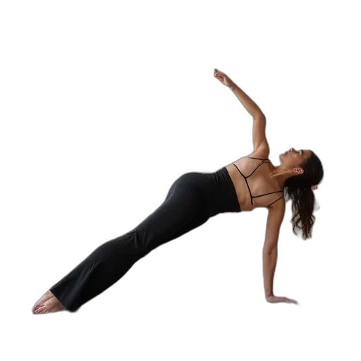 pilatesh, demonstrating, her, cores transparent PNG cut-out