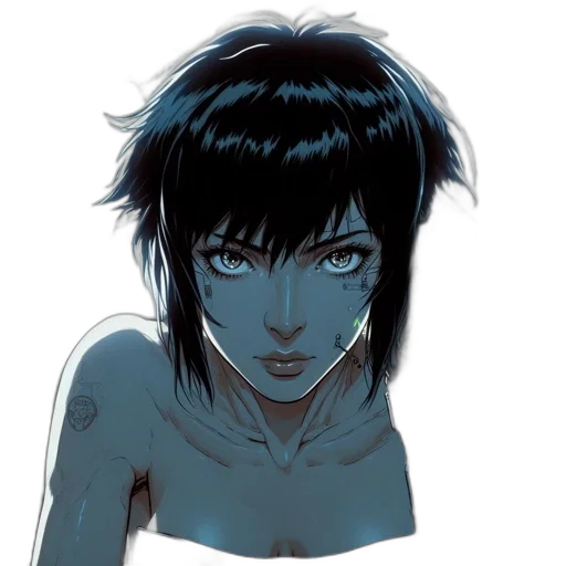 face, jewelry, anime, comic book art transparent PNG cut-out