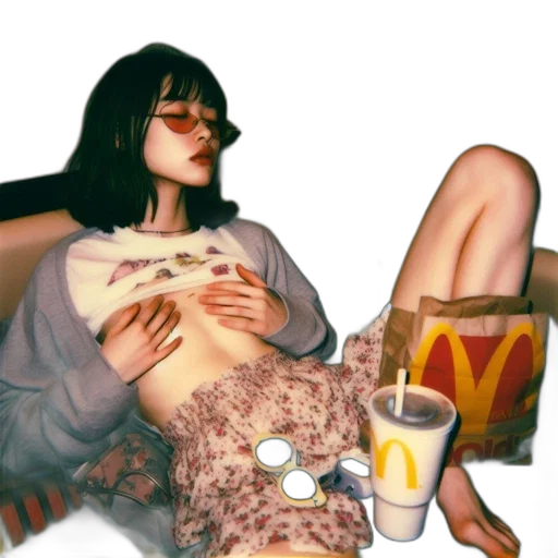 food, jacket, dress, face transparent PNG cut-out