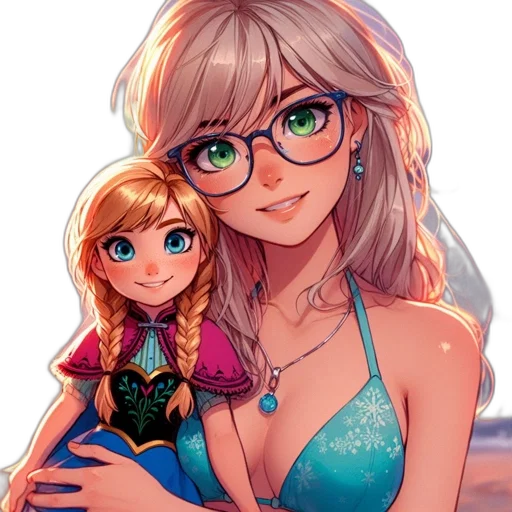 dress, anime, fantasy art, pixel art transparent PNG cut-out