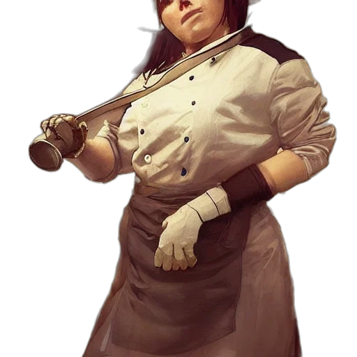 staff, dress, weapon, face transparent PNG cut-out