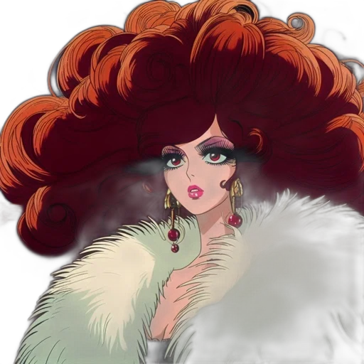 hair, crown, anime, concept art transparent PNG cut-out