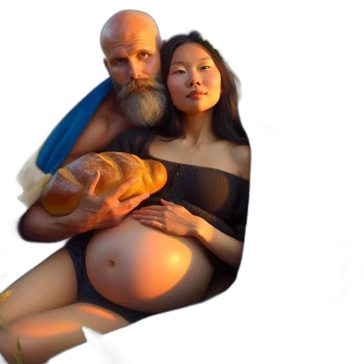 photorealistic, concept art, 3d render, oil painting transparent PNG cut-out
