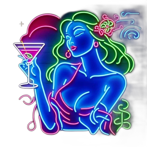 jewelry, vaporwave, fantasy art, cartoon transparent PNG cut-out