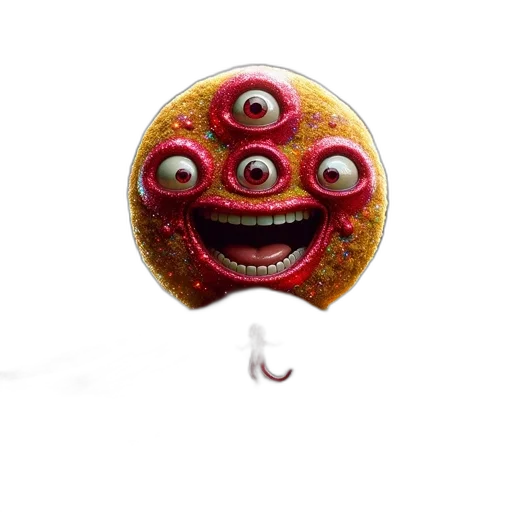 mask, staff, face, creature transparent PNG cut-out