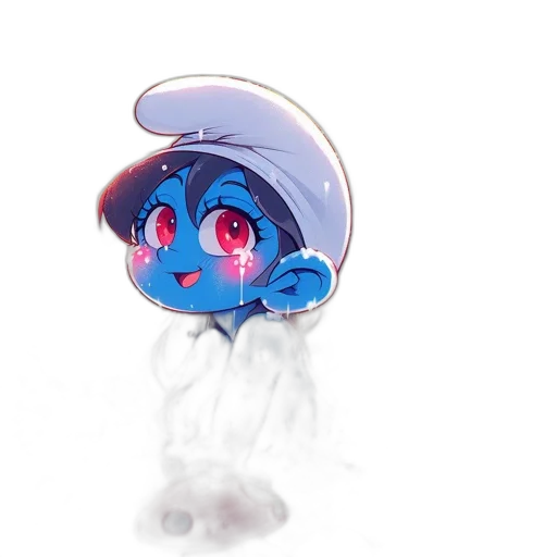 hat, creature, staff, robot transparent PNG cut-out