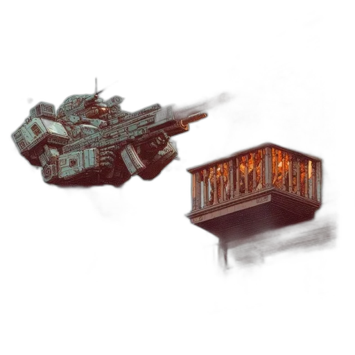 furniture, weapon, robot, building transparent PNG cut-out