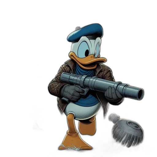 weapon, staff, animal, jacket transparent PNG cut-out