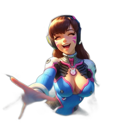 robot, dress, face, staff transparent PNG cut-out