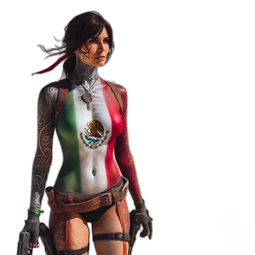 concept art, comic book art, cyberpunk, fantasy art transparent PNG cut-out