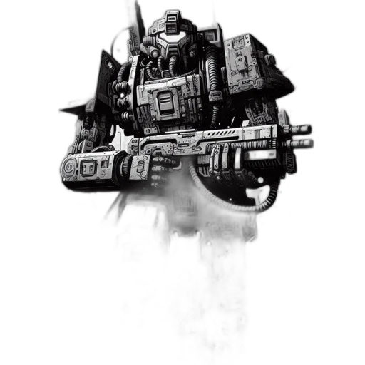 robot, weapon, face, staff transparent PNG cut-out
