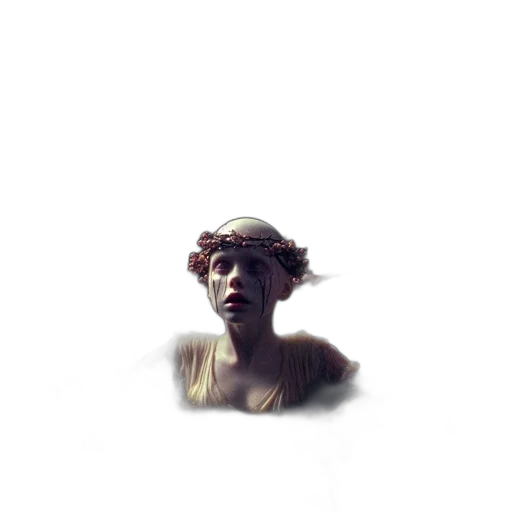 crown, face, creature, mask transparent PNG cut-out