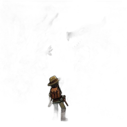 staff, hat, weapon, sword transparent PNG cut-out